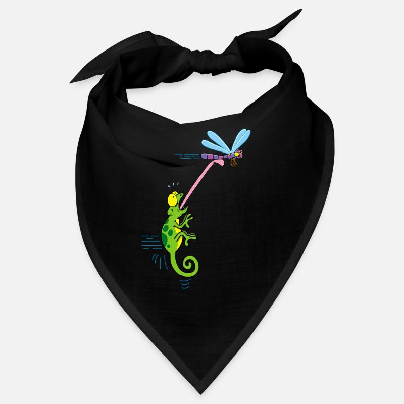 La libellule et le caméléon Bandana
