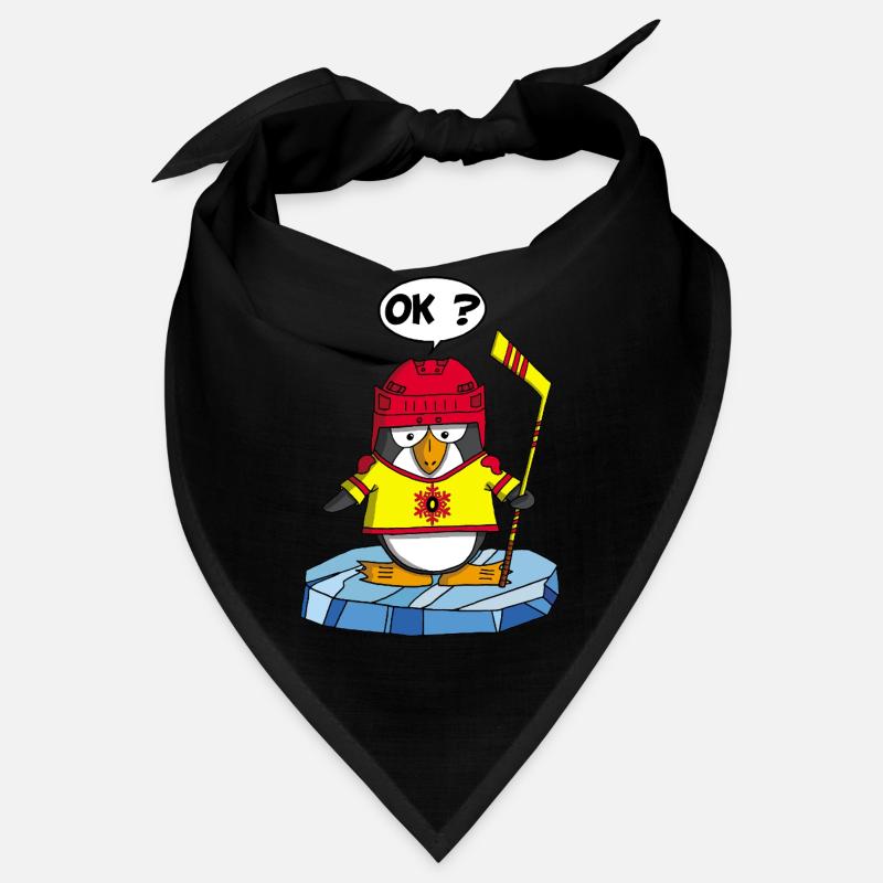 Pinguin und Wintersport Bandana