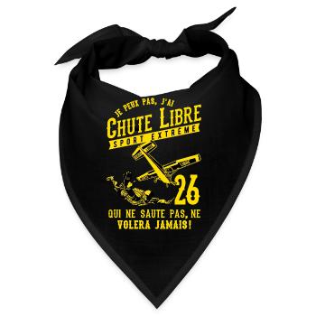 Extremer Freifall 26 - Bandana - Schwarz - Vorne