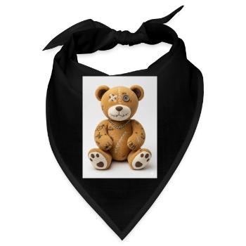 Teddy - Bandana - Schwarz - Vorne