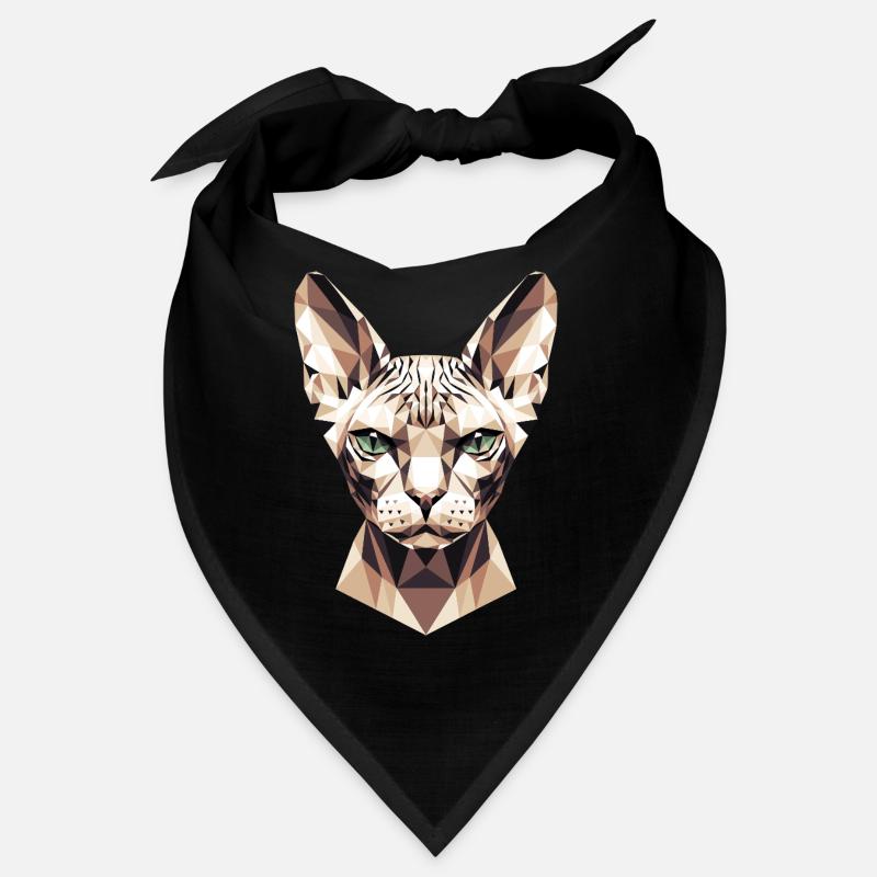 Sphynx Chat Sphynx Chat Chat Canadien Sphinx mignon Bandana