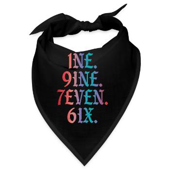 Vintage 1976 - Bandana - Schwarz - Vorne