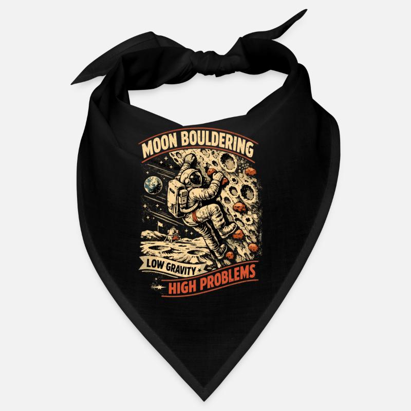 Moon Bouldering: Vintage Astronaut Design Bandana