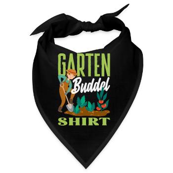 Garten Buddel Gärtner - Bandana - Schwarz - Vorne