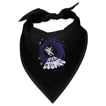 Lost in the Cosmos - Astronaut - Weltall - Bandana - Schwarz - Vorne