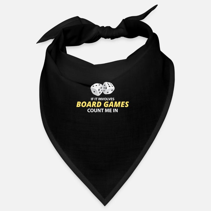 Board Games Chess Dice Funny Gift Bandana