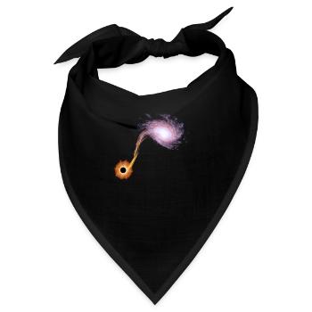 Schwarzes Loch Milchstraße Galaxy Universum - Bandana - Schwarz - Vorne