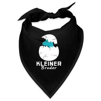 Kleiner Bruder Dinosaurier - Bandana - Schwarz - Vorne