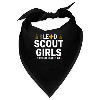Scout Girls Leader Scout Girls Geschenk - Bandana - Schwarz - Vorne