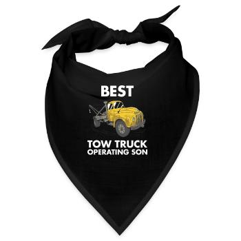 Best Tow Truck Operating Son Tow Truck Operator - Bandana - Schwarz - Vorne