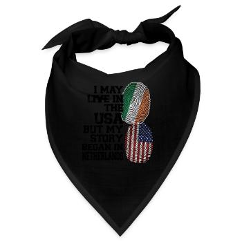 Irland Irisch Irische Wurzeln Geschenk - Bandana - Schwarz - Vorne
