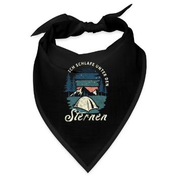 Zelten - Bandana - Schwarz - Vorne