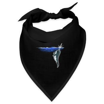Narwal Narwale - Bandana - Schwarz - Vorne