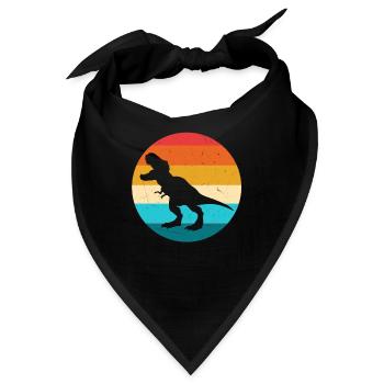 T-Rex - Bandana - Schwarz - Vorne