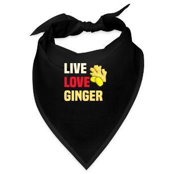 Ingwer Shirt - Bandana - Schwarz - Vorne