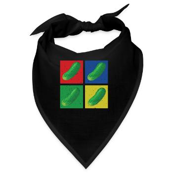 Gurken - Bandana - Schwarz - Vorne