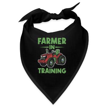 Landwirt In Ausbildung Landwirtschaft Landwirte - Bandana - Schwarz - Vorne