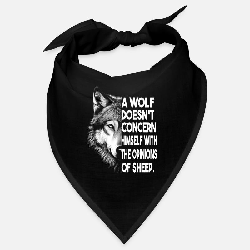 Be a Wolf, Not a Sheep Bandana
