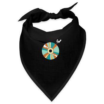 CD-Rom Retrospeichermodul Datenträger - Bandana - Schwarz - Vorne