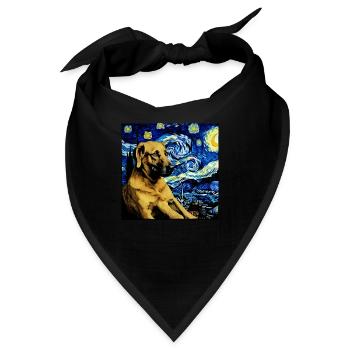 Deutscher Schäferhund Lustiger Hund Beliebtes - Bandana - Schwarz - Vorne