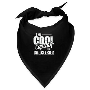 The Cool Captain of Industries - Bandana - Schwarz - Vorne