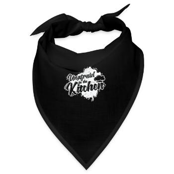 unafraid in the Kitchen - Bandana - Schwarz - Vorne