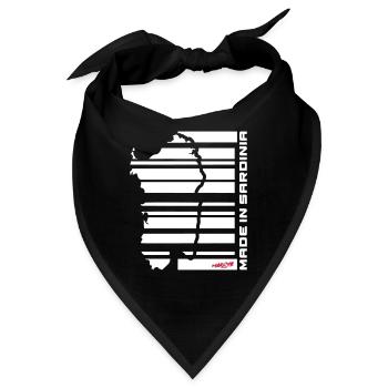 Hergestellt in Sardinien - Bandana - Schwarz - Vorne