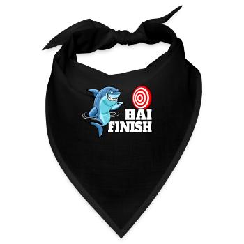 Dart WM Dart Shirt Dart Spieler Dart spielen 180 - Bandana - Schwarz - Vorne