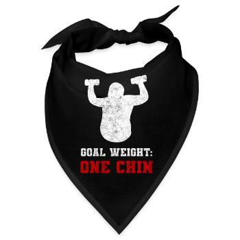 Motivationsfitness Fitnesstrainer - Bandana - Schwarz - Vorne