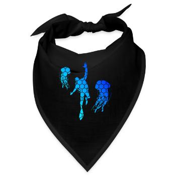 Scuba Tauchen Scuba Diver Free Dive Scuba Taucher - Bandana - Schwarz - Vorne