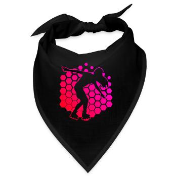 Roller Skates Roller Skating Rollerskaten - Bandana - Schwarz - Vorne