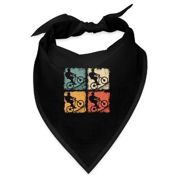 Mountainbike MTB Bergauf Fahrrad Radsport Spaß - Bandana - Schwarz - Vorne