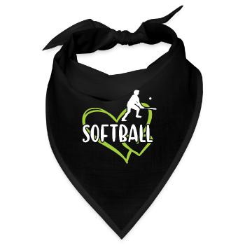 Sport Heart Softball - Bandana - Schwarz - Vorne