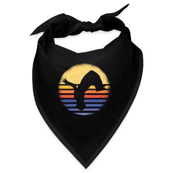 Traceur Retro Sunset Parkour - Bandana - Schwarz - Vorne