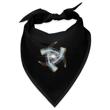 Odin-Symbol - Bandana - Schwarz - Vorne