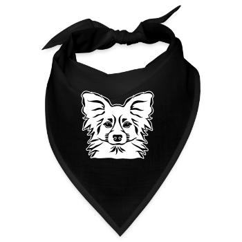 Papillon - Bandana - Schwarz - Vorne