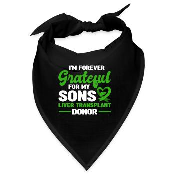 Organspender - Bandana - Schwarz - Vorne