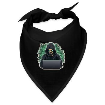Ethical Hacker - Illustration - Bandana - Schwarz - Vorne