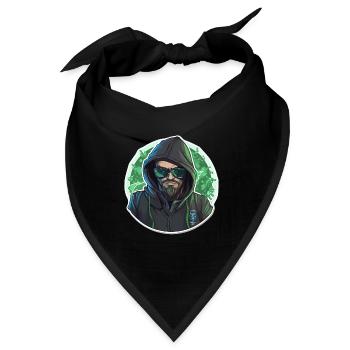 Ethical Hacker - Illustration - Bandana - Schwarz - Vorne