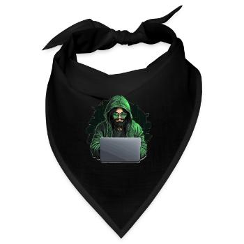 Ethical Hacker - Illustration - Bandana - Schwarz - Vorne