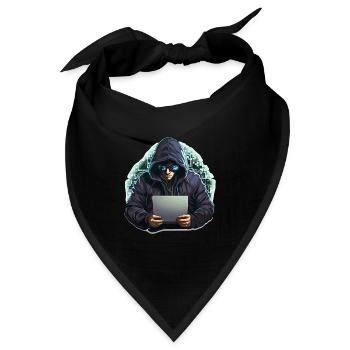 Ethical Hacker - Illustration - Bandana - Schwarz - Vorne