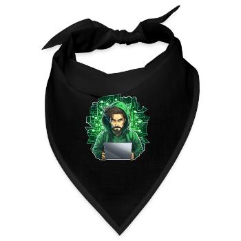 Ethical Hacker - Illustration - Bandana - Schwarz - Vorne