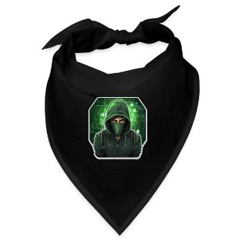 Ethical Hacker - Illustration - Bandana - Schwarz - Vorne