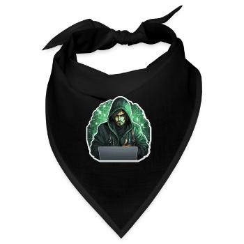 Ethical Hacker - Illustration - Bandana - Schwarz - Vorne
