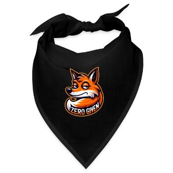 Zero Given - Fuchs Illustration - Bandana - Schwarz - Vorne