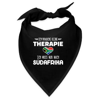 Südafrika - Bandana - Schwarz - Vorne