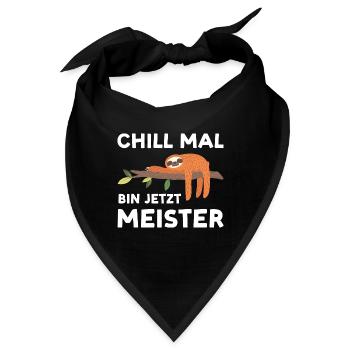 Meister Prüfung Meister Prüfung Geschenk - Bandana - Schwarz - Vorne