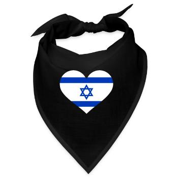 Israel - Bandana - Schwarz - Vorne