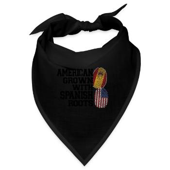 Spanisch Spanien Spanische Wurzeln Geschenk - Bandana - Schwarz - Vorne