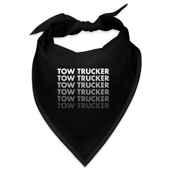 Tow Trucker Tow Truck Operator - Bandana - Schwarz - Vorne